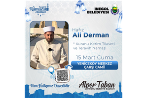 Hafız Ali Derman Kuran-ı Kerim Tilaveti ve Teravih Namazı
